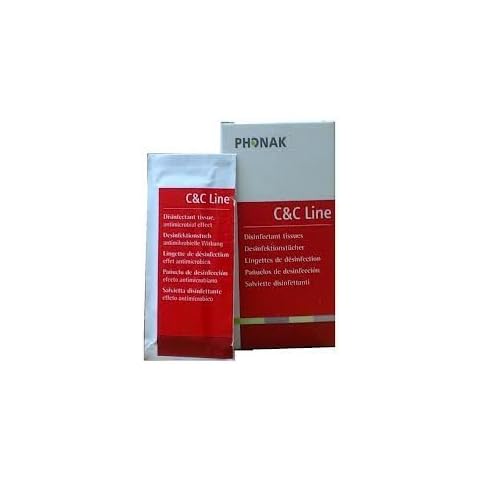 Phonak C & C Line Cleansing Tissues (Box of 25 Individually Wrapped) Cover