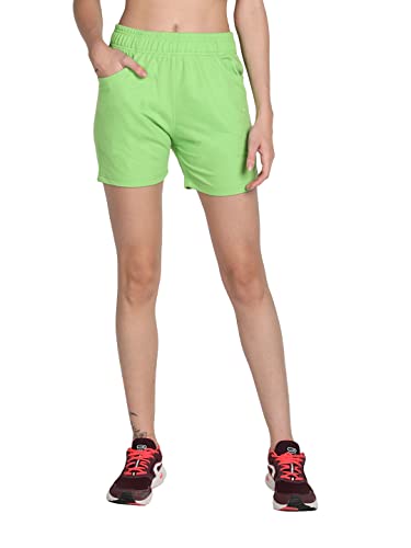 Image of CHKOKKO Women's Regular Cotton Regular Fit Plain Shorts for Women