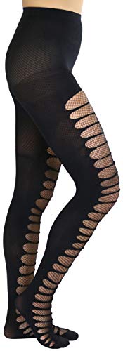 Image of ToBeInStyle Women's Large Mesh Fishnet Patterned Pantyhose Tights