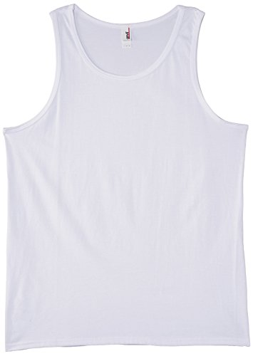 Anvil - Camiseta de Tirantes de sin Mangas con Cuello Redondo para Hombre, Color weiß (Wht-White 030), Talla m