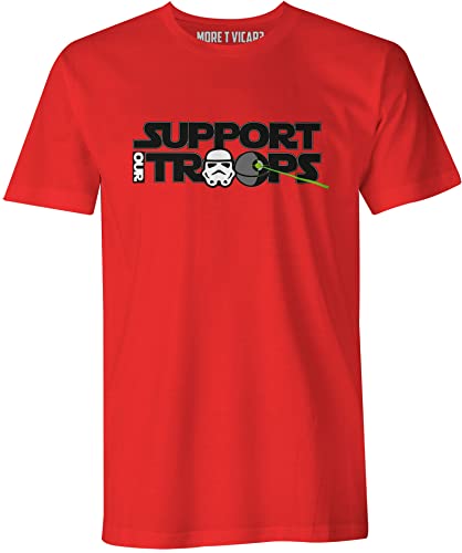 T-shirt homme motif science-fiction des années 80 rouge vêtement vintage L