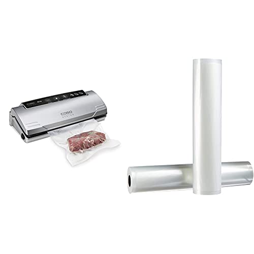 CASO VC10 Vakuumierer - Testsieger bei Stiftung Warentest, Lebensmittel bleiben vakuumiert bis zu 8x länger frisch, 30cm…