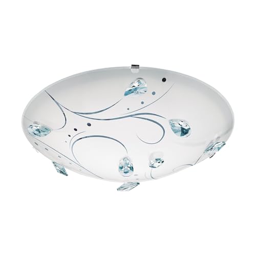 Applique Eglo 95689 plafonnier blanc pour illuminer votre salon moderne