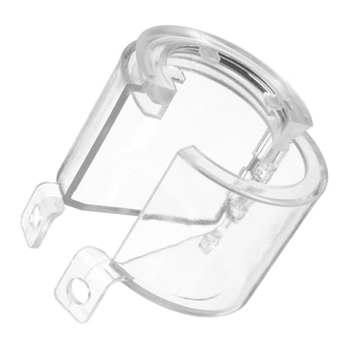 LIFKICH Emergency Stop Button Cover Push Button Switch Guard Plastic Mushroom Head Button Protection Cover for Safe