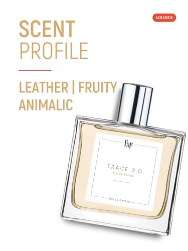 Image of EM5 Trace 2.0 Unisex Day & Night EDP Perfume Spray for Men and Women | Leather Animalic Warm Spicy | Strong or Long Lasting Fragrance | Luxury Gift for Him /Her