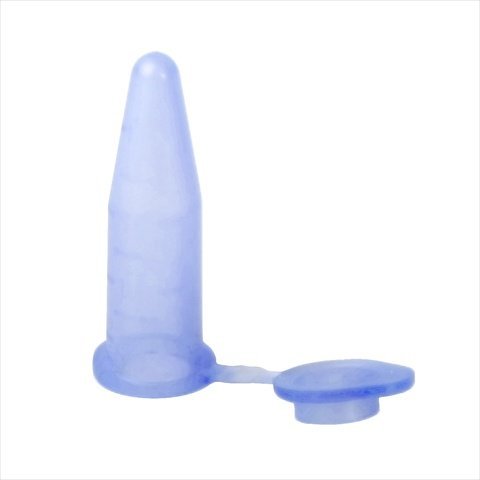 4033 Polypropylene 1.5mL G-Tube Snap Cap Microcentrifuge Tube, Autoclavable, Blue (Pack of 500)
