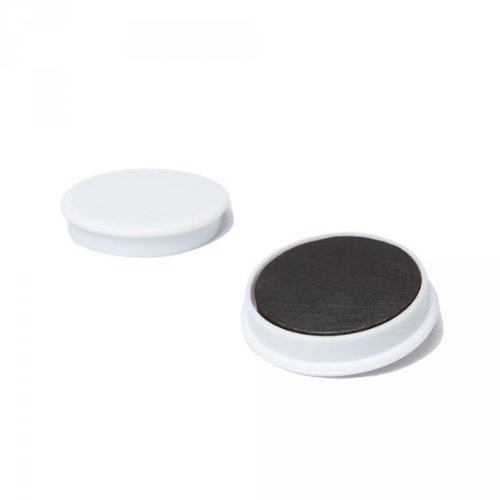 20 Stück Magnetpins 32x7 Mm Schwarz – Starke Magnete Für Pinnwand, Whiteboard, Kühlschrank, Halten Bis Zu 10 Blatt DIN A4