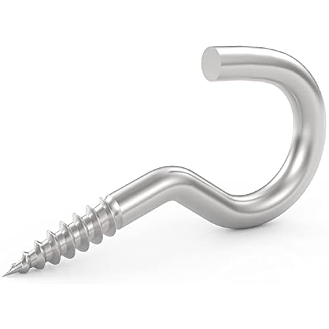 everlar® Tornillo de gancho de copa acero inoxidable A2 I 10 uds. Cover