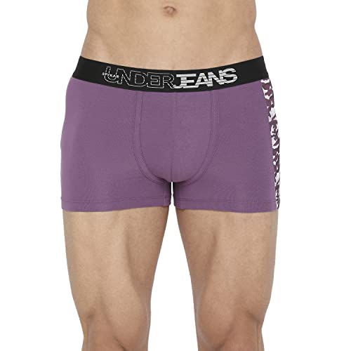 Image of Underjeans Men's Cotton Blend Regular Fit Trunk