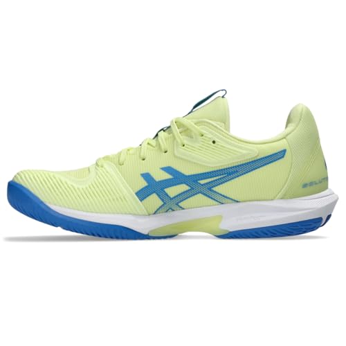 ASICS ASICS Women's Solution Speed FlyteFoam 3 Tennis Shoes, 8.5, Huddle Yellow/Blue Coast