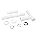JB Products Bayonet Disposal Waste Kit Telescopic Waste Arm with 6-Inch & 10-Inch Tailpieces, Disposer Connection Washer, Nuts & O-Rings – Easy Installation Durable Fit