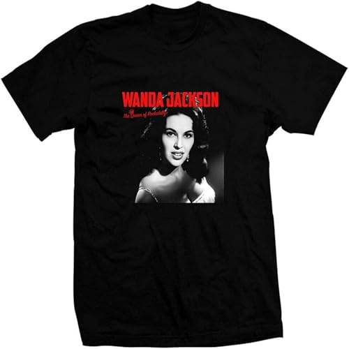 Photo de YAQINUO Graphic Wanda Jackson Rockabilly Hand Silk ScreenedPre Shrunk Men's T Shirt Black XL