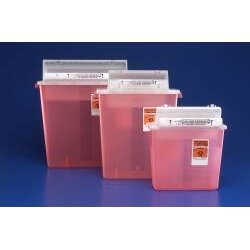 KendallSharpstar Sharps Container With Counterbalanced Lid, 5 Qt., 20/cs