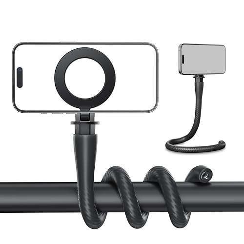 グースネックメタルスタンドマウントホルダー 動画撮影 動画撮影スタンド 動画撮影がランクアップ！ぐにゃぐにゃ動いて好きな角度での固定が可能