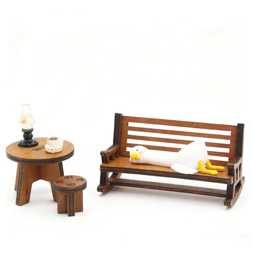 Miniature Ducks Figurines Statue, Adorable Ducks Collectibles Mini Sculpture for