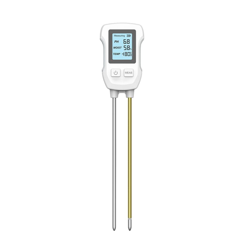 MIPPO® Digital Display Three-in-One Soil Tester | pH, Temperature & Humidity Meter for Orchards, Potted Plants & Garden Soil Testing-image-12