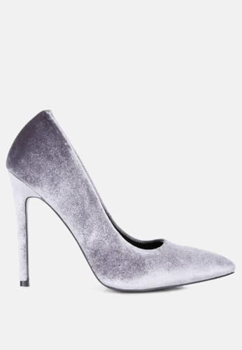 Janessa Velvet Stiletto Heel Pumps2