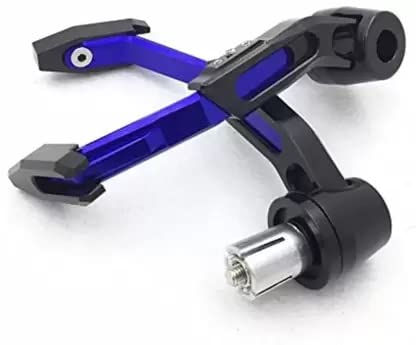 Autozap Motorcycle Brake Clutch Lever Guard Hand Protector Bike Crash Guard (Blue) (Universal for Bike, BMW Motorrad, KTM, Suzuki, TVS, Yamaha, JAWA)