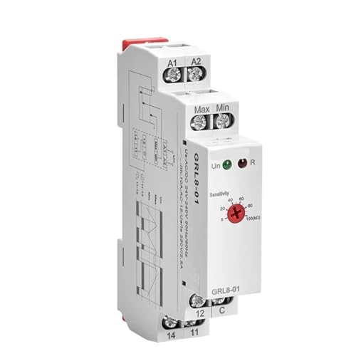 Relais de contrôle de niveau GRL8 sonde liquide pour gestion pompe réservoir eau