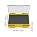 Yiju Fly Fishing Tackle Box Lure Tray Organizer Gear Double Memory Foam Side for Jigs Hooks Hooks Baits Vest Freshwater Saltwater, Yellow