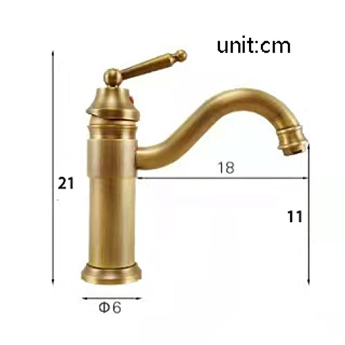 Robinet pour lavabo résistant calcaire mitigeur rotatif salle de bain