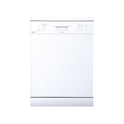 Edesa | Lavavajillas de Libre Instalación | Modelo EDW-6130 WH | Ancho de 60 cm | 6 Programas | Acabado en Color Blanco | Clase de Eficiencia Energética E
