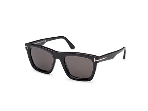 Tom Ford Lelio Smoke Square Men's Sunglasses FT1207 01A 52