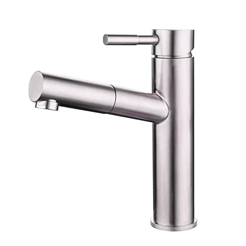 Robinet de salle de bain rétractable mitigeur eau chaude et froide - 2