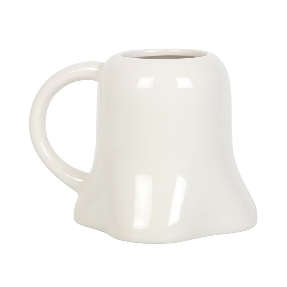 Annewi Tazza di Halloween con fantasma di zucca, tazza da caffè in ceramica, tazze da caffè in ceramica con zucca o mummia, per bambini, donne, uomini