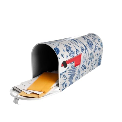 Housse magnétique boîte aux lettres imprimé floral bâche étanche durable - 7