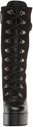 HARLEY-DAVIDSON FOOTWEAR Women's Celina 10" LACE Wedge Fashion Boot, Black, 7.5 | Image 1