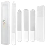 爪やすり 爪磨き つめやすり ナノ技術 ガラス製 ネイルケア ネイルファイル つや出し ピカピカ つめみがき 4点セット 収納ケース付き