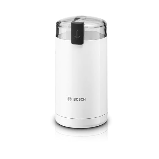 Bosch Hogar Molinillo de café eléctrico, Color Blanco, 180 W