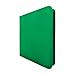 Ultra Pro E-15741 Ultra Pro-12 Pocket Zippered Pro Binder-Green, M