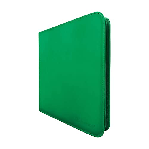Image of Ultra Pro E-15741 Ultra Pro-12 Pocket Zippered Pro Binder-Green, M