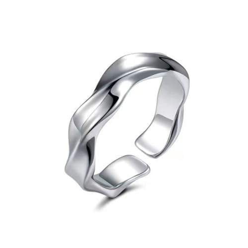 EFFETTO: può essere indossato da solo o impilato con altri anelli. Stile diverso, esperienza alla moda, che gli anelli freschi aggiungere più fascino e fresco al vostro abbigliamento quotidiano. Riceverete più complimenti quando lo indosserete, rendendovi più attraenti tra la folla.