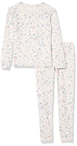 PJ Salvage Girls' Kids' Sleepwear Long Sleeve Top and Bottom Peachy Pajama Set