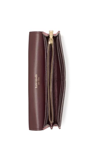 Image of kate spade new york Deco Pebbled Leather Large Flap Wallet