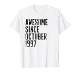 Photo Gallery awesome since october 1997 27th birthday retro maglietta Photo Gallery awesome since october 1997 27th birthday retro maglietta
