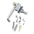 Wright Products VK333X3 KEYED TIE-DOWN PUSH BUTTON Handle, ALUMINUM