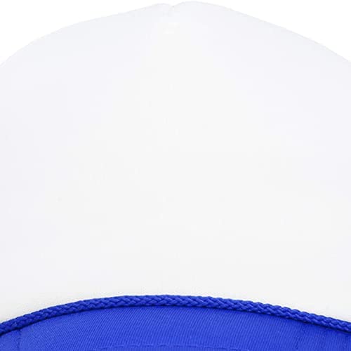 Image of MR.R Sublimation Blanks Polyester Mesh Cap Mesh Hat Two Tone Trucker Summer Mesh Cap with Adjustable Snapback,2pcs per Pack