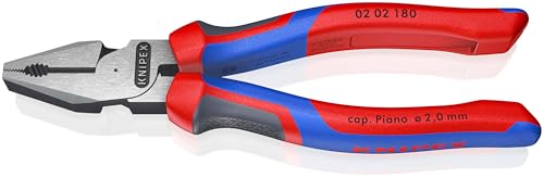 KNIPEX Kraft-Kombizange mit Comfort-Griffen 180 mm 02 02 180