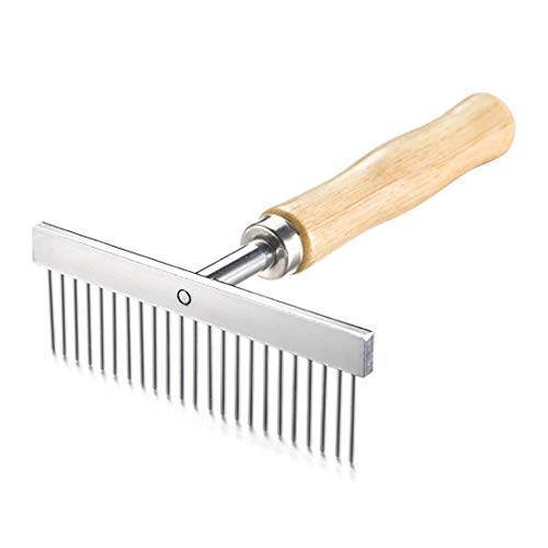 PSK PET MART Dog/Cat Rake Comb Grooming Shedding Tool Brush for Long & Short Hair Pets (Color May Vary) (B08XMDKD62) Amazon Price History, Amazon Price Tracker