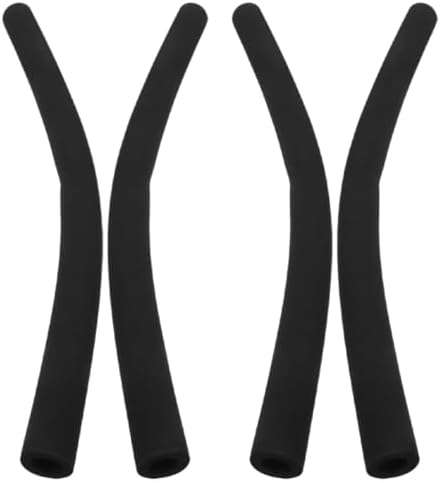 DOITOOL 4pcs Universal Black Stroller Handle Cover Foam Grip Sleeve for Pushchair and Shopping Cart with Nonslip Comfortable Sponge Handle for Hand Protection