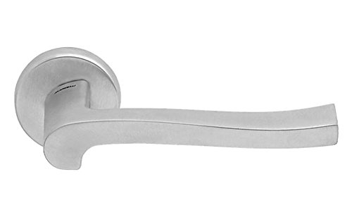 Mandelli Contemporary Ola 1071/SB-TG-UK- Italian Lever on Rose Handle - Satin Chrome