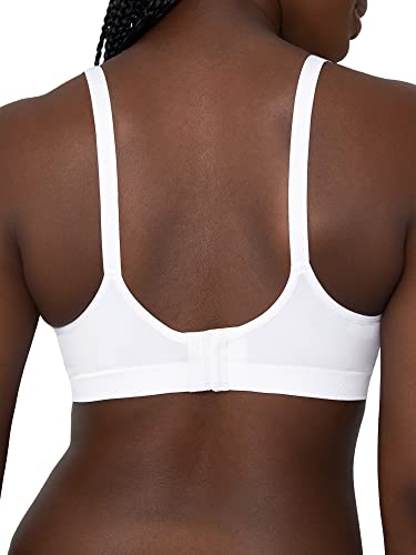 Fruit Of The Loom Women's Seamless Wire Free Push-Up Bra, Black Hue/White 2-Pack, 34D #TOP5