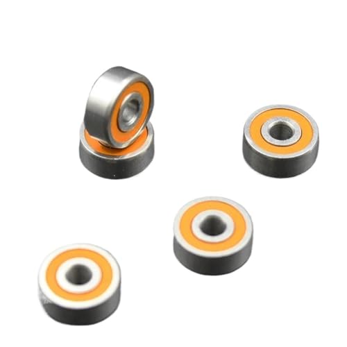 2pcs Hybrid Ceramic Bearing Stainless bait casting Spinning Fishing Reels 5*10*4 3x10x4 5x11x4 Bearings(SMR105 5X10X4mm)