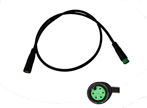 Junstar 5 Pin Extension Cable for Bafang BBS mid Motor/hub Motor Display C18 750C 850C C965 C961 (5 PIN Male to Male)