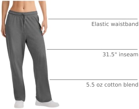Champion Women's Lounge Pants, Standard Fit, Lightweight, Available in Regular and Plus