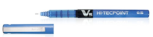 Image of Pilot V5 Liquid Ink Roller Ball Pen -Blue(Pack Of 3) Ink Cartridges -Blue(Pack Of 6)